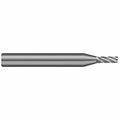 Harvey Tool 0.1870 in. 3/16 Cutter dia x 0.6250 in. 5/8 Length of Cut Carbide Square End Mill, 5 Flutes 742112